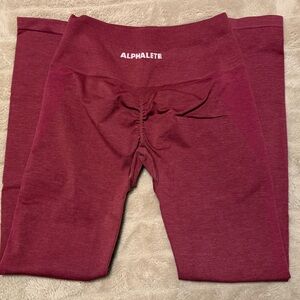Alphalete Burgundy Bottoms